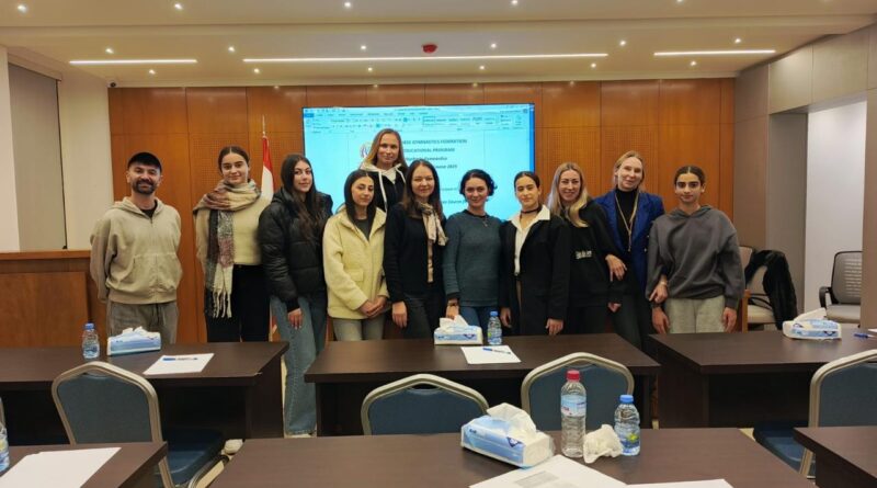 إتحاد الجمباز نظّم دورة لإعداد المدربين والحكام  تحضيراً للبطولات الرسمية