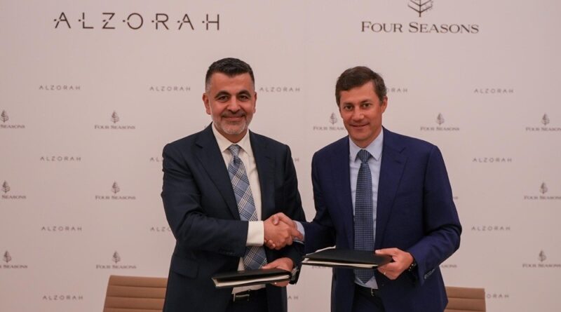 الزورا تعلن عن توقيع اتفاقية مع فورسيزونز لافتتاح منتجع فاخر في الزورا ،عجمان في 2026