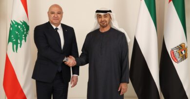 قمة لبنانية-اماراتية  بين الرئيس عون والشيخ محمد بن زايد آل نهيان في ابو ظبي: توافق على اهمية تعزيز العلاقات الثنائية  لما  فيه خير البلدين والشعبين الشقيقين