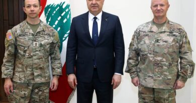 انضمام الجنرال مايكل ليني إلى لجنة تنفيذ وقف الأعمال العدائية كقائد عسكري رفيع بدوام كامل في بيروت