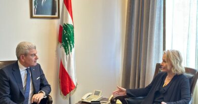 التقى وزير الصناعة جو عيسى الخوري سفيرة استونيا في لبنان