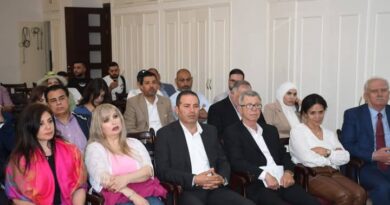 السفير غملوش شارك في اللقاء التشاور في نقابة الصحافة: السلام لا يفرض بالقوة بل يبنى بالوعي والحوار والعدالة
