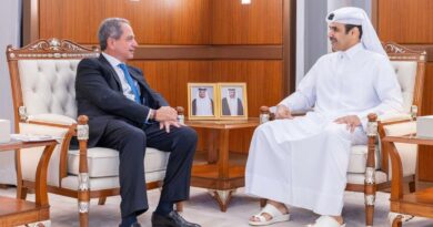 الصدي يلتقي نظيره القطري ومدير عام صندوق قطر للتنمية