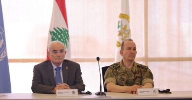 توقيع مذكرة تفاهم ثلاثية بين وزارة الدفاع الوطني، ومكتب المنسق الخاص للأمم المتحدة في لبنان، وبرنامج الأمم المتحدة الإنمائي حول تنسيق الدعم الدولي للجيش اللبناني